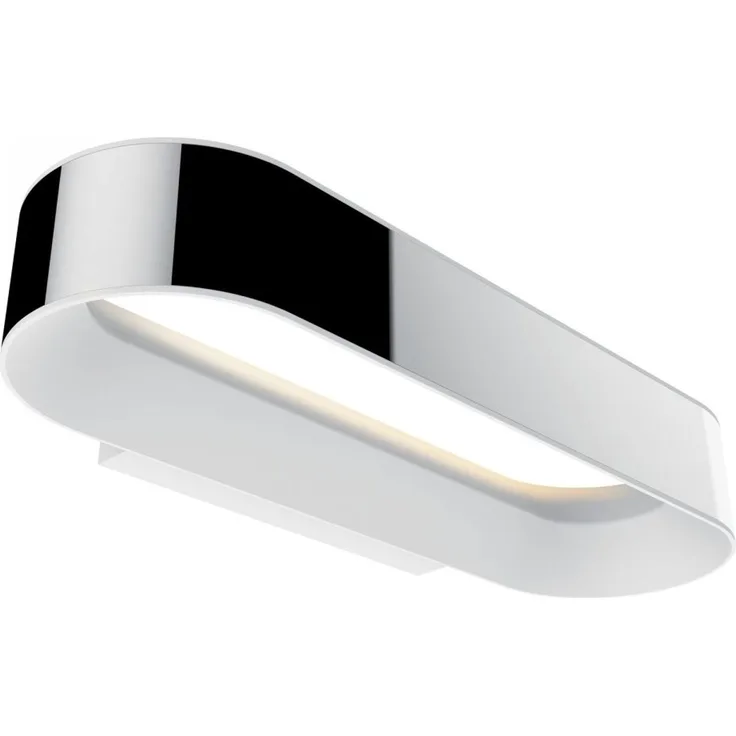 Paulmann No. 70948 LED Wandleuchte Agena 20W Chrom, Weiß matt IP44