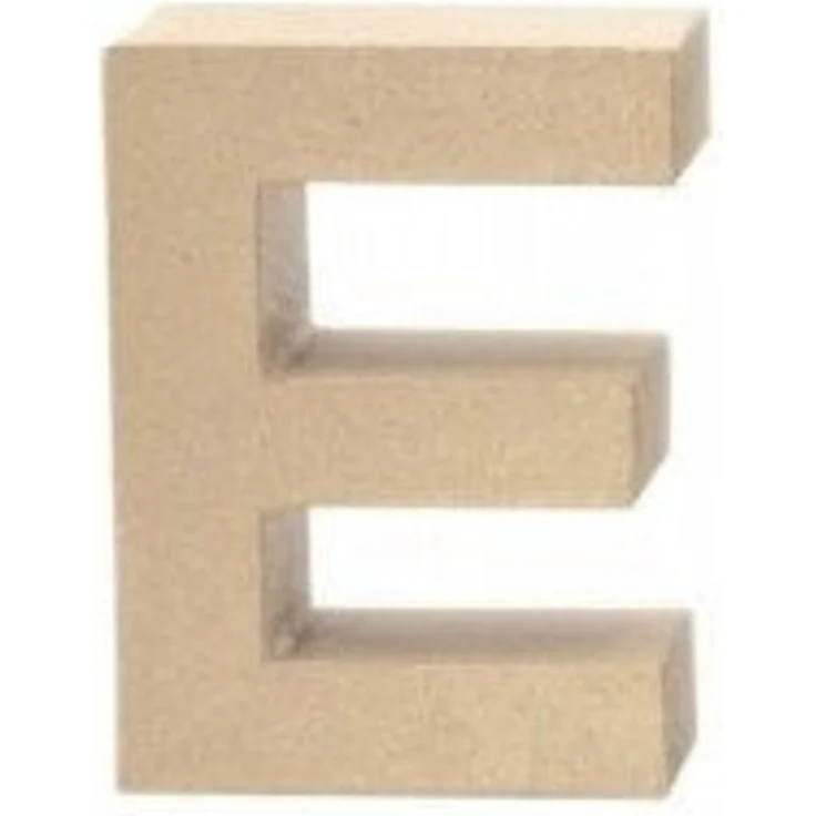 Glorex Papp-Buchstabe E 17,5 x 5,5 cm