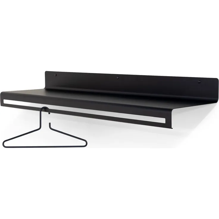 Spinder Design SWAY 120 Garderobenständer, Stahl, Bohemian Stil, Schwarz 120x30,3x18,1 cm
