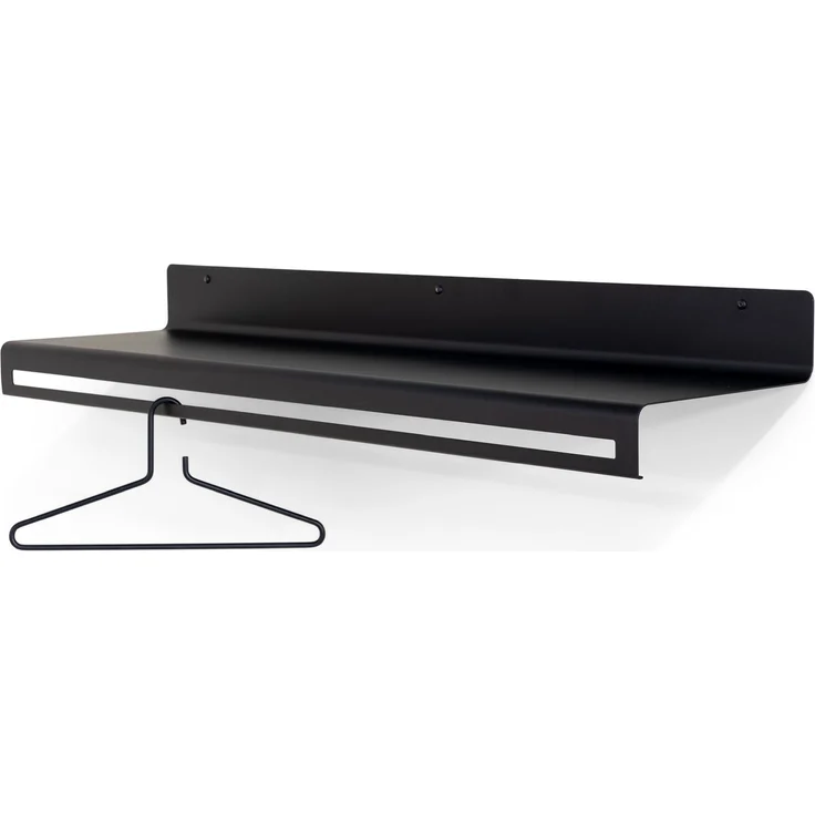 Spinder Design SWAY 120 Garderobenständer, Stahl, Bohemian Stil, Schwarz 120x30,3x18,1 cm – Bild 1