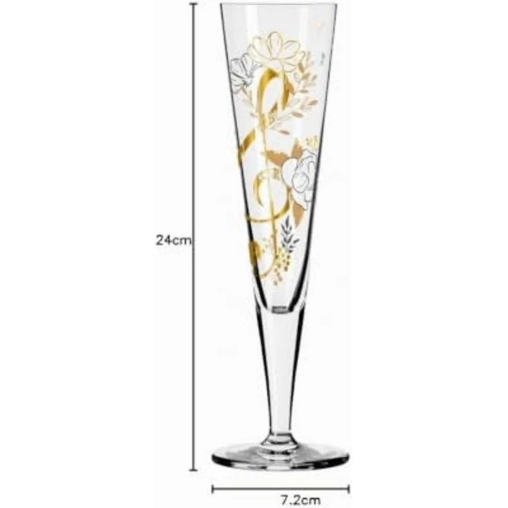 Ritzenhoff 1071045 Champagnerglas #45 GOLDNACHT Champus Melina Sparschu 2025 in Geschenkbox – Bild 5