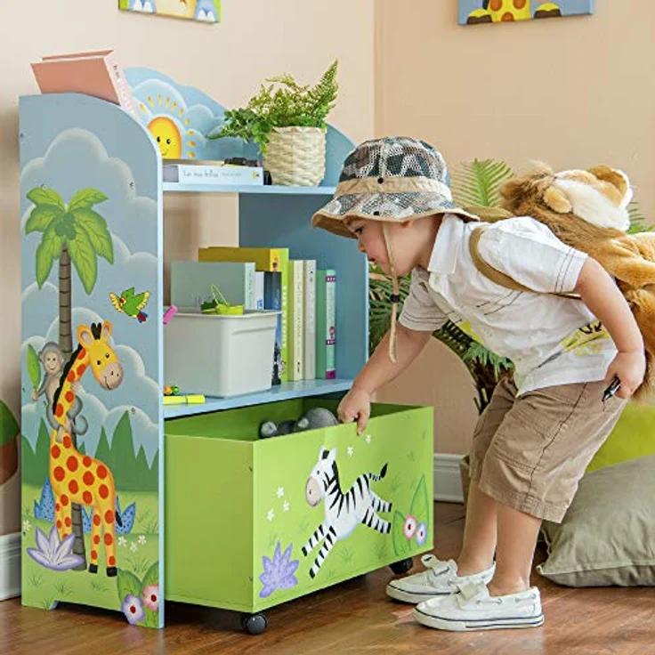 Fantasy Fields Sunny Safari Toy Organizer mit dem Rolling Storage Box TD-13219A – Bild 3