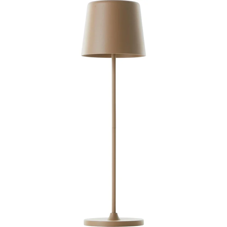 Brilliant Lampe Kaami LED Außentischleuchte 37cm cappuccino matt Metall/Bambus gold 2 W LED integriert – Bild 2