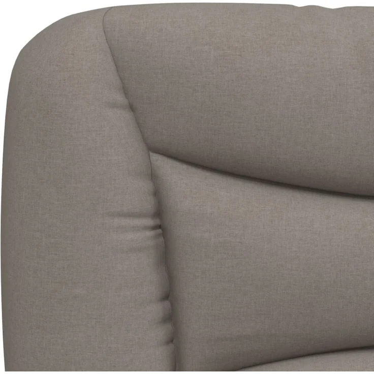 vidaXL Kopfteil-Kissen Taupe 140 cm Stoff – Bild 8