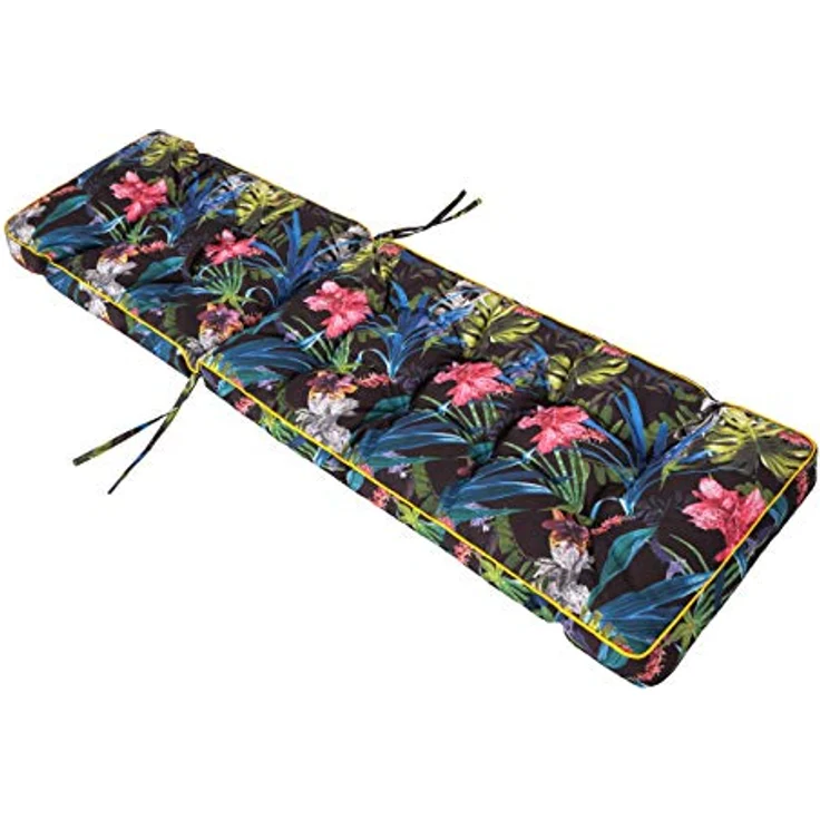 Bjird Liegenauflage, Polyester bunte Blätter, 200 x 55 x 8 cm – Bild 7