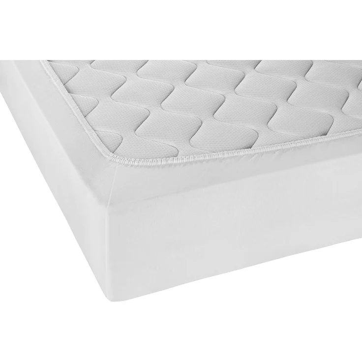biberna Jersey-Elastic-Spannbetttuch 0077866, weiß, 1x 90x190 cm - 100x220 cm – Bild 3