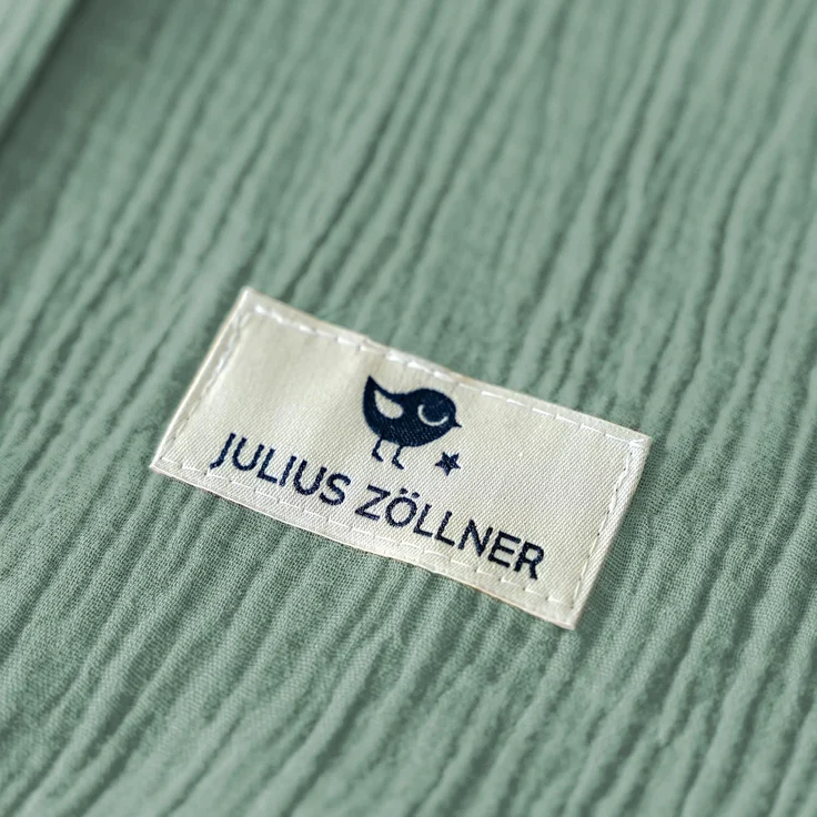Julius Zöllner Baby Sommerschlafsack Musselin grün 80 cm – Bild 4