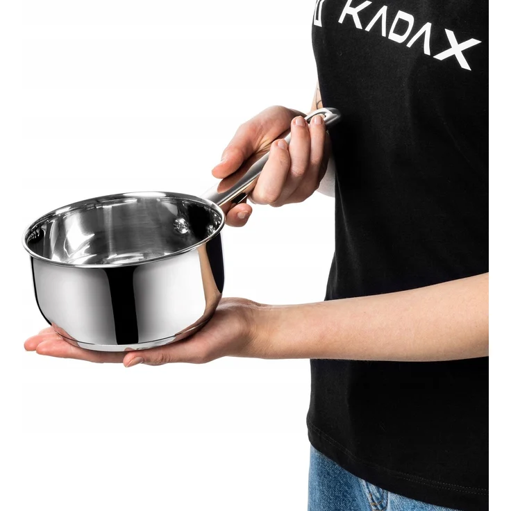 KADAX Topf Kochtopf 1,5L Induktion Stahl Gas Stahl 16cm – Bild 2
