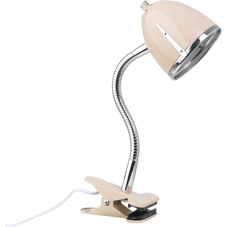 Life Time Klemmlampe - Chrom - Ivory Ivory