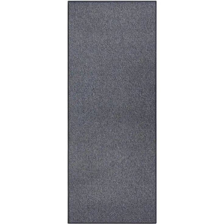 Schlingen Läufer Bouclé Anthrazit - 80x200x0,5cm