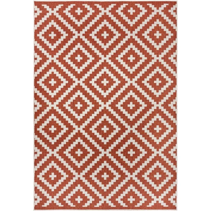 OTTO home Teppich Ronda Wendeteppich, rechteckig, Höhe: 5 mm, Sisal-Optik, Flachgewebe, In- und Outdoor, geometrisches Boho Design – Bild 5