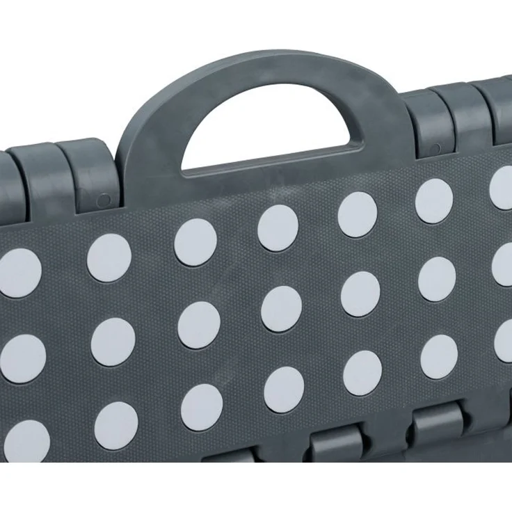 Relaxdays 2 x Klapphocker faltbar M dunkelgrau – Bild 7