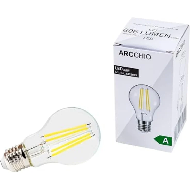 Arcchio LED-Leuchtmittel LED-Lampe E27, E27, warmweiß – Bild 2