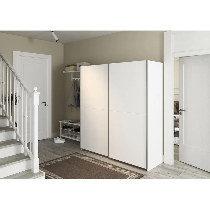 rauch Schwebetürenschrank Kleiderschrank Schrank Garderobe SATURN mit 3 Ausstattungsvarianten 3 verschiedene Ausstattungsvarianten Griffe aus Metall MADE IN GERMANY – Bild 6
