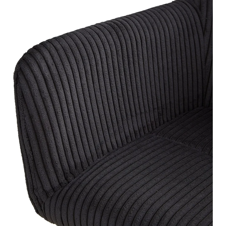 6 Stühle Esszimmer Küchenstühle Cord Grau Esszimmerstühle Drehbar Esszimmerstuhl mit Armlehne Dreh Sessel Modern Polsterstuhl – Bild 7