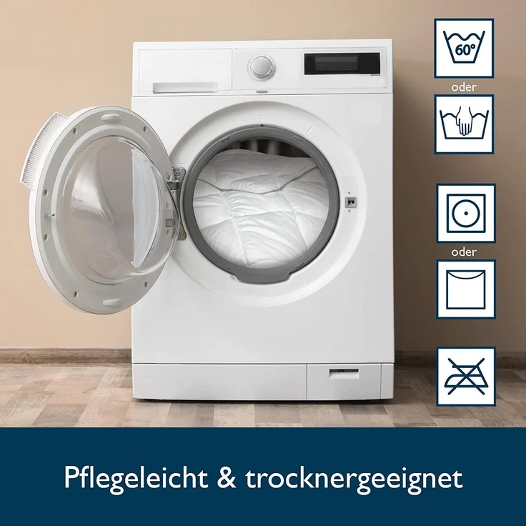 Beautissu BeauNuit JD Bettdecke 4 Jahreszeiten 135x200 cm – Bild 7