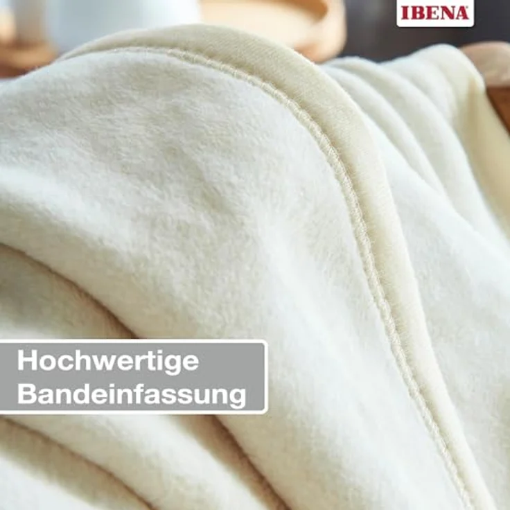 Kniedecke Uni Kniedecke Luxus, IBENA, unifarbenes Design – Bild 5