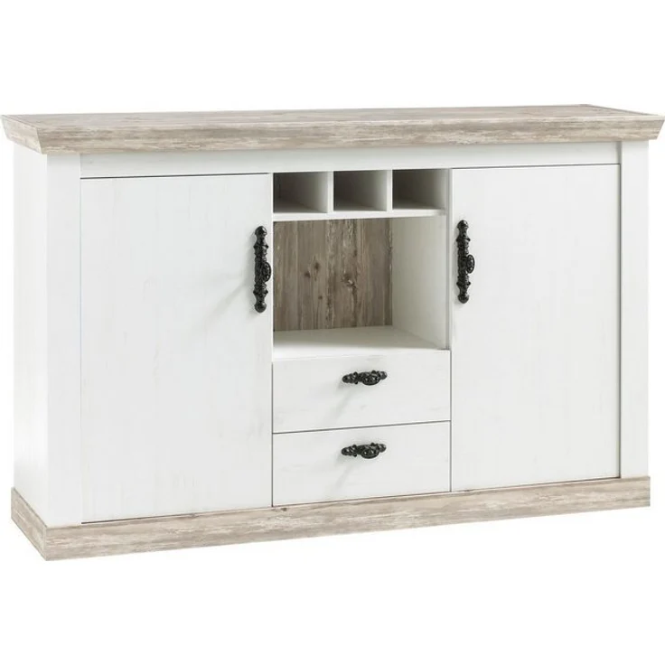 Home affaire Sideboard Florenz, im romantischen Landhaus-Look, Breite 168 cm – Bild 4