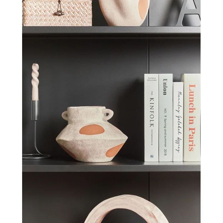 Blumenvase ALOSIDAE 19 cm Steinzeug Hellbeige – Bild 3