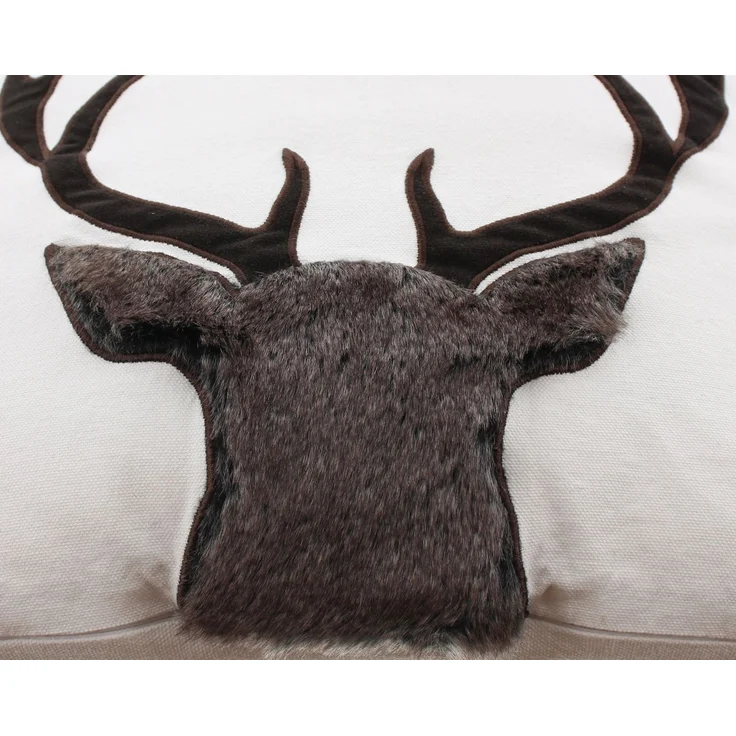 Kissenhülle "Hirschgeweih" Kissenbezug Dekokissen Kissen Hülle Deko Sofa Couch – Bild 3