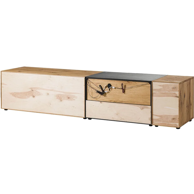 Lowboard Wildeiche 220x52x52 natur geölt/lackiert KITZBÜHEL #120 – Bild 9