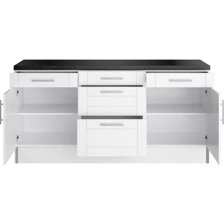 OPTIFIT Küche Ahus, 180 cm breit, ohne E-Geräte, Soft Close Funktion, MDF Fronten – Bild 4
