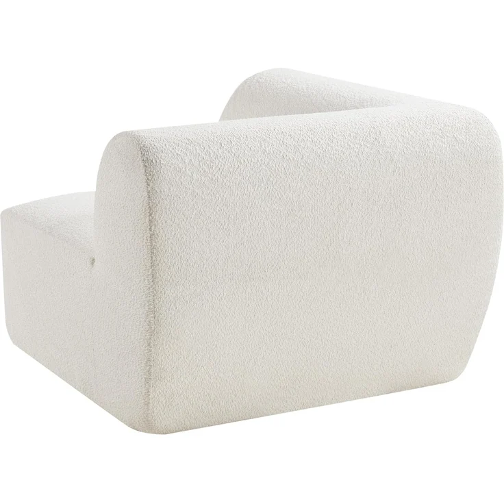 Sofa-Modul Hurvas Eckelement Bouclé Cremeweiß [en. casa] – Bild 9