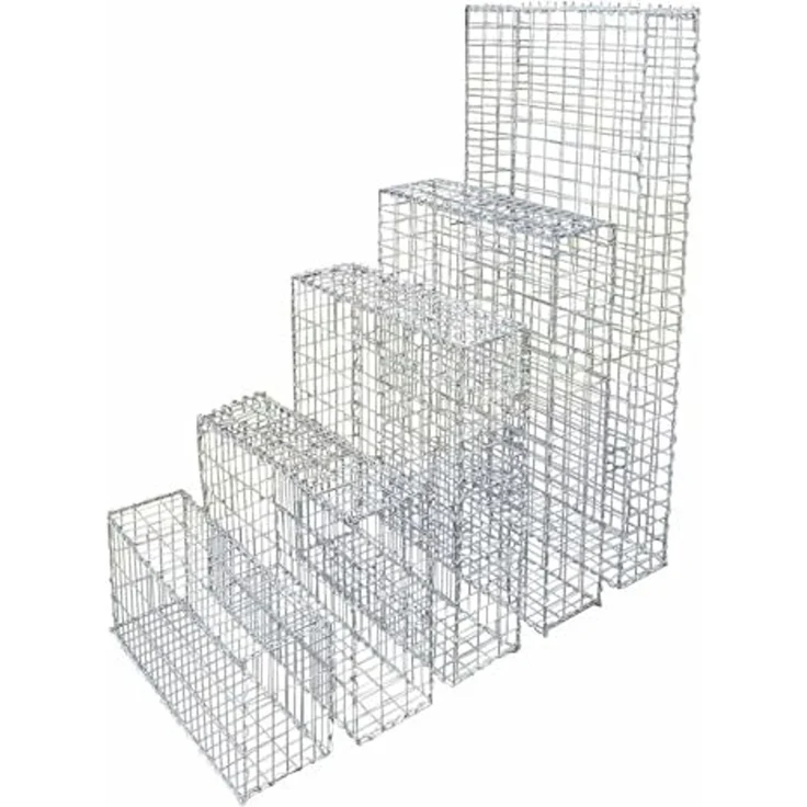 Gabione Mauersteinkorb Metallkorb 100 x 30 x 30 cm Sichtschutz Steinkorb TopMulti – Bild 2