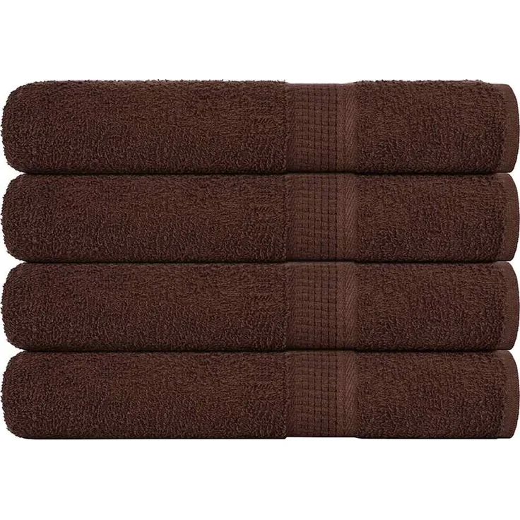 vidaXL Saunatücher FROGN 4 Stk. Braun 80x200 cm 360 g/m² 136768 – Bild 1