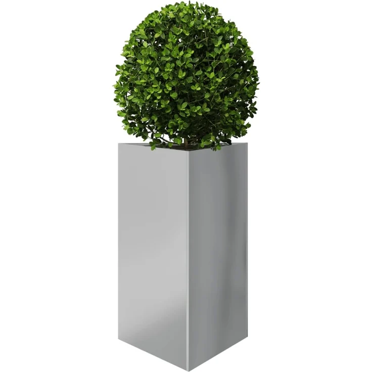 vidaXL Pflanzkübel Dreieckig 50x43x75 cm Verzinkter Stahl 851181 – Bild 2