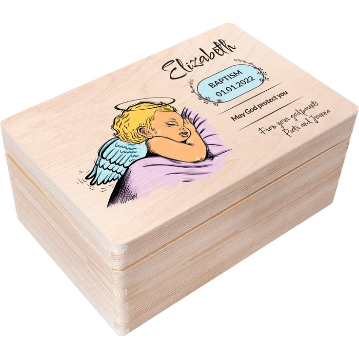 Creative Deco Personalisiert zur Taufe Geschenk für Mädchen und Junge