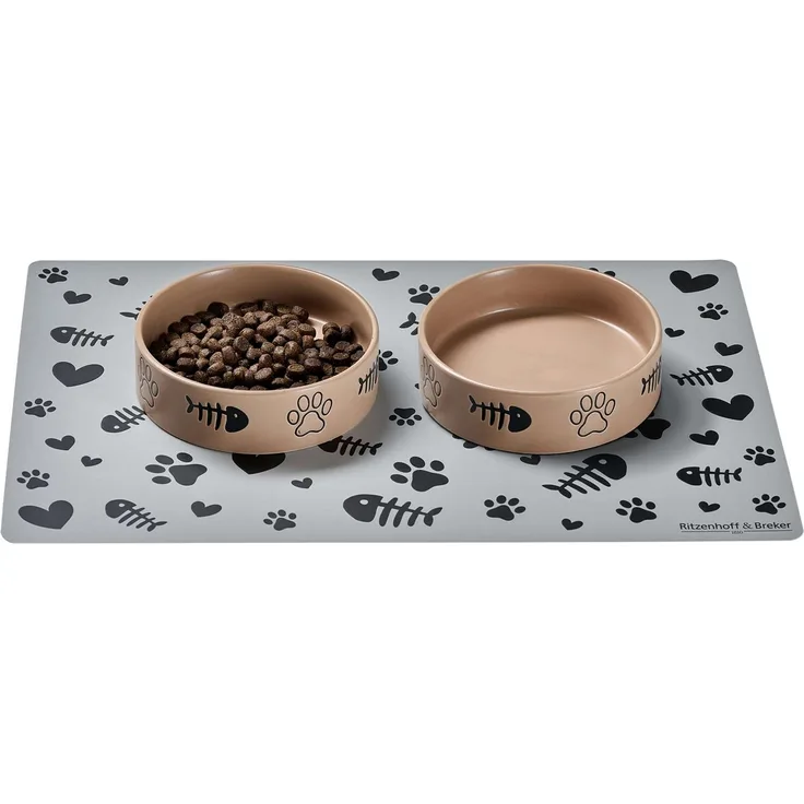 Ritzenhoff & Breker Mika Cat Futternapf-Set 3-teilig braun