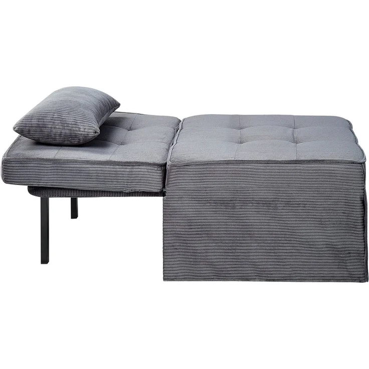 ATLANTIC home collection Schlafsofa Finn, wandelbar zum Loungesessel, Relaxliege und Gästebett, inkl. Kissen – Bild 3