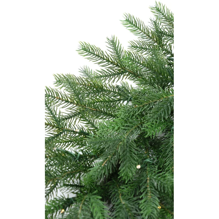 EveXmas Altair Premium Weihnachtsgirlande Grün 220 cm, künstliche Tannengirlande, 147 Zweige, 882 PE-Spritzguss-Triebe, 100% PE, flammhemmend – Bild 6