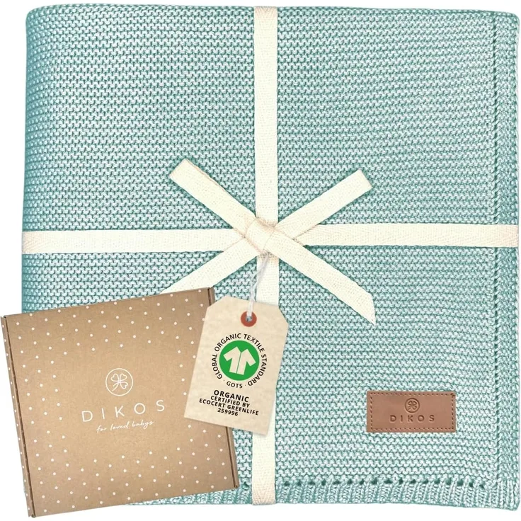 Babydecke DIKOS® Babydecke aus *100%* Bio Baumwolle atmungsaktiv clean, DIKOS, PREMIUM Qualität atmungsaktiv, nachhaltig, plastikfrei, kuschelweich