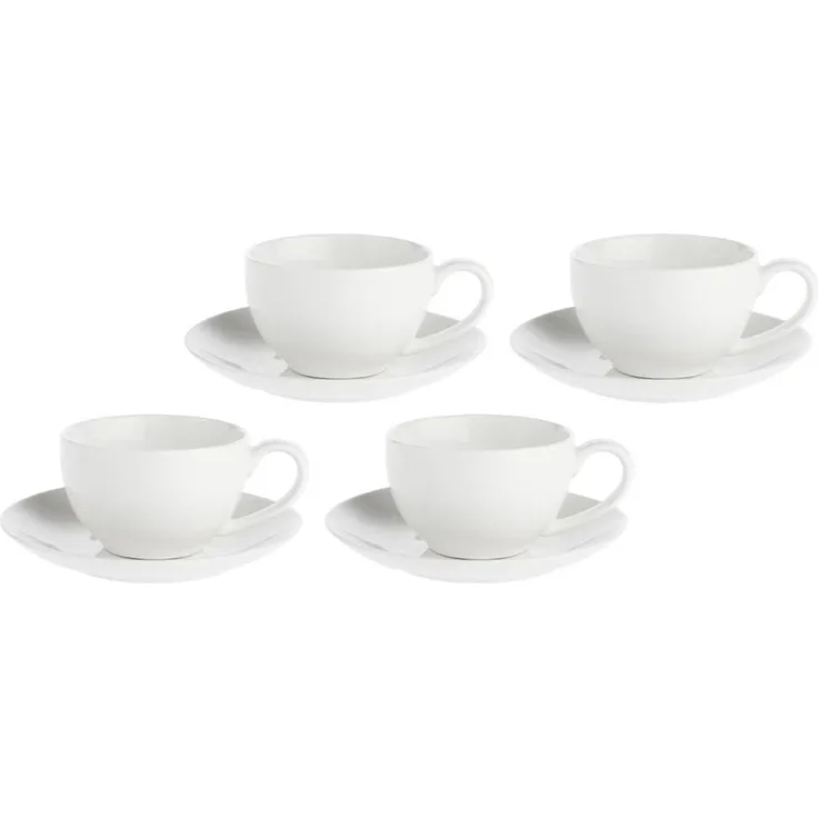La Porcellana Bianca La Porcellana Bianca 4er Set Tassen mit Untertasse 350 ml P004200027Z