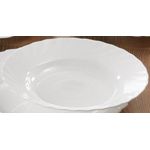 Arcoroc Suppenteller Trianon Uni, Teller tief 22.5cm Opal weiß 6 Stück