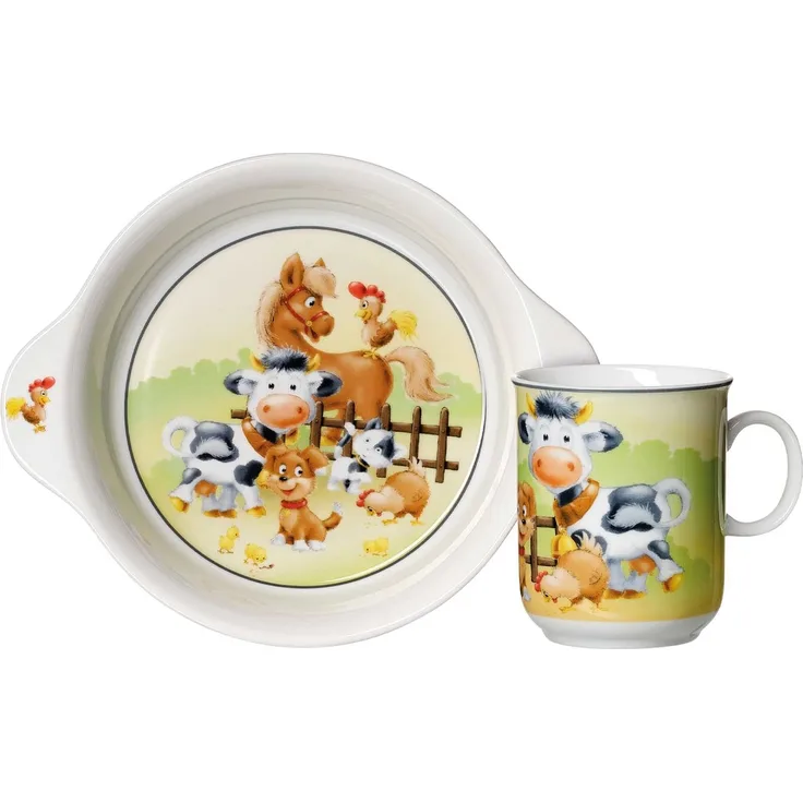 Ritzenhoff & Breker HOFTIERE Kindergeschirr Set 2-teilig