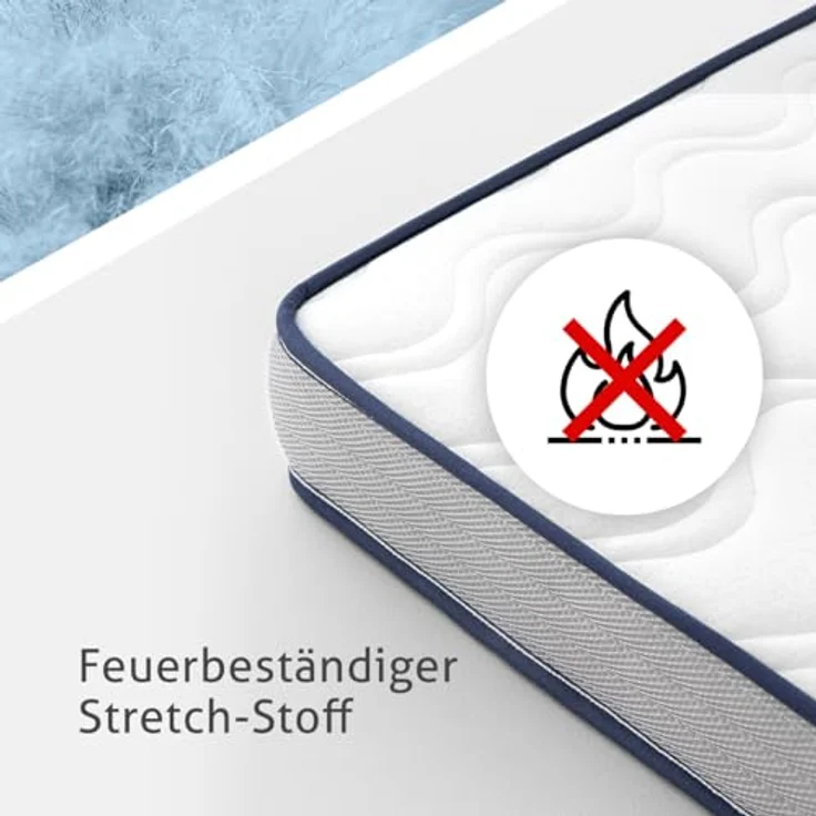 KUO Baby - Baloo Kinderbettmatratze | Schaumstoff- und viskoelastische Matratze | Wendbar, hygienisch und atmungsaktiv | 137x67 cm – Bild 10