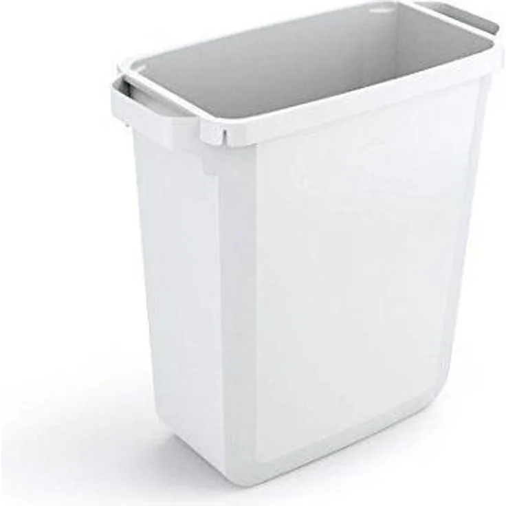 Durable Durabin 60 Abfallbehälter, 60 L, mit Tragegriffen, weiß (1800496010)