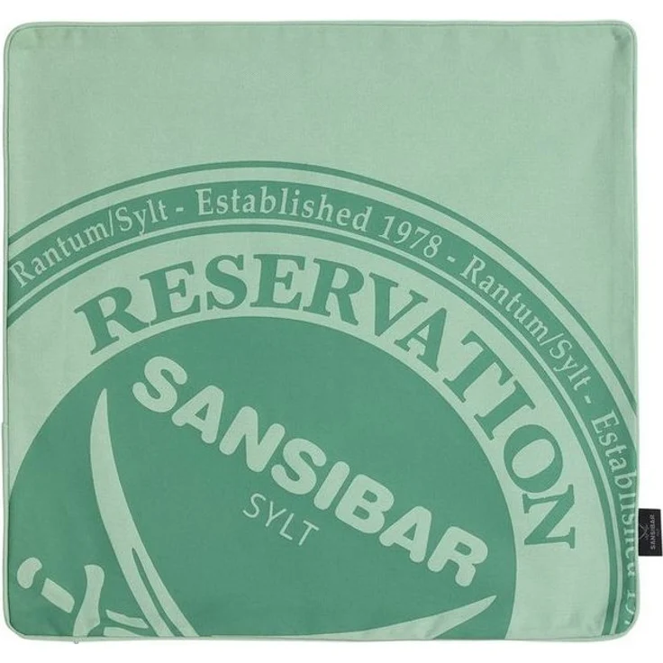 Sansibar Sylt Kissenbezug Kissenbezug Kissenhülle Reservation Design (1 Stück), 45x45 cm, (1 Stück), 1 Stück mit hochwertigem Sansibar Reservation Druck – Bild 5