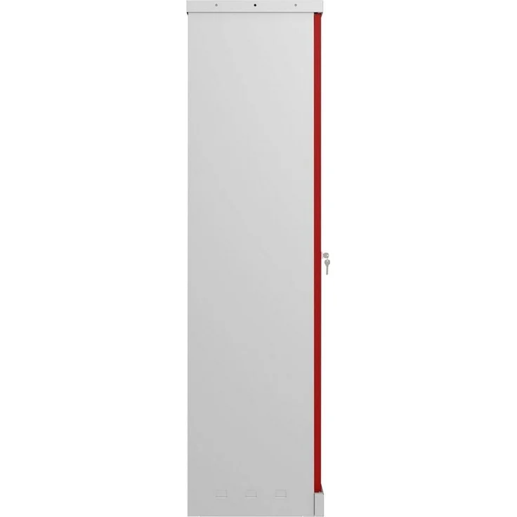 Phoenix Stahlschrank SCL1491GRK 2 Türen 3 Böden grau/rot Schlüssel – Bild 3