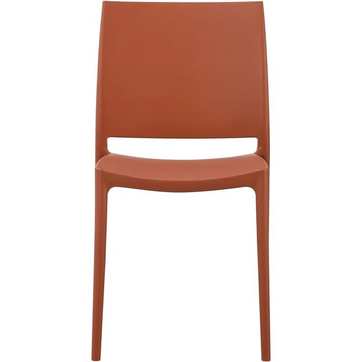 CLP Gartenstuhl Meton mit Lehne stapelbar wetterfest UV-beständig bis 150 kg,terracotta – Bild 4