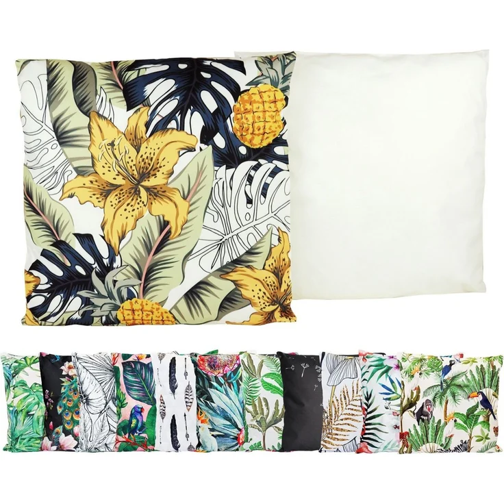 JACK Dekokissen JACK Outdoor Lounge Kissen 45x45cm mit Motiv inkl. Füllung Wasserfest, mit Lotus-Effekt, Robust, Strapazierfähig, für Innen & Außen geeignet – Bild 1