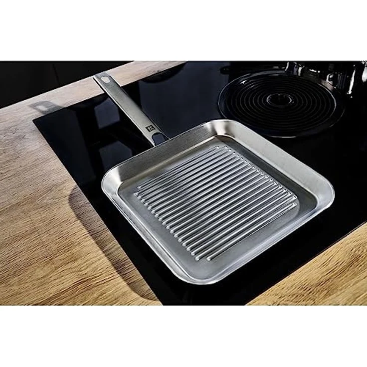 ZWILLING Plus Grillpfanne 24x24 cm, 18/10 Edelstahl, Silber – Bild 3
