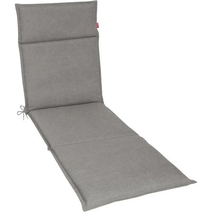 Herlag Liegenauflage Bea, Liegepolster Gartenliege 190 x 60 x 4,5 cm Wasserabweisend Grau – Bild 4