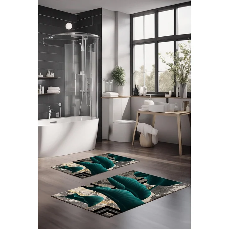 Mijolnir 'CT-5086' Badematten-Set (2-teilig), Mehrfarbig – Bild 2
