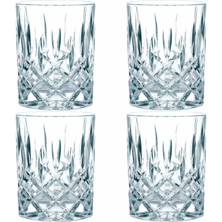 Nachtmann Noblesse Whiskybecher Set, 8er Set, Whiskyglas, Tumbler, Kristallglas, H 9. 8 cm – Bild 3