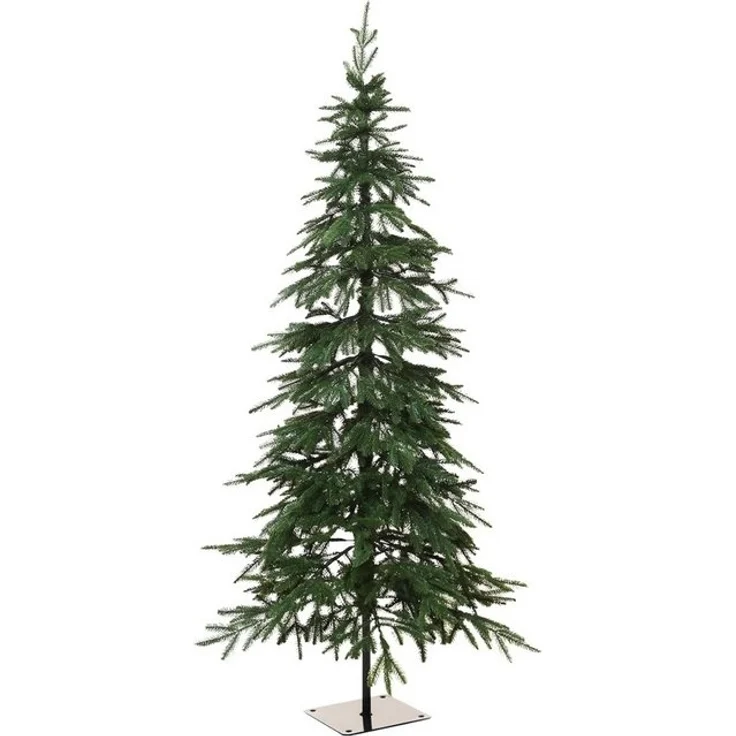 VIVANNO Künstlicher Weihnachtsbaum Kunststoff PINSAPO Konisch - Grün Naturgetreu, 90x90x180 cm – Bild 4