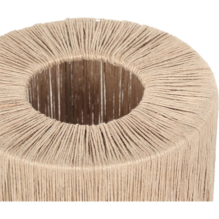 Große LED Tischleuchte aus Jute Natur im Boho Stil, Höhe 45cm – Bild 7